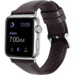 CoverZone Apple Watch 42 mm Siyah Deri Kordon