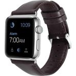 CoverZone Apple Watch 44 mm Siyah Deri Kordon