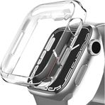 Coverzone Apple Watch ile Uyumlu Series 10 Şeffaf Kılıf Ekranı Tam Kapatan Silikon Yapılı Ekran Koruma Apple Watch ile uyumlu Series 10 Ekran Koruyucu Şeffaf (42mm)