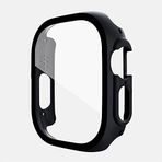 Coverzone Apple Watch Ultra ile uyumlu 49mm ile uyumlu Ekran Koruyuculu PC Çerçeve Tam Koruyucu Kılıf, Watch Ultra 49mm için Köşeleri Kapatan Ekran Koruyucu