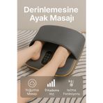 Coverzone Ayak Masaj Cihazı – 9 Kademe Hız, 3 Masaj Modu, Isıtmalı Refleksoloji Masaj Aleti | ZC-5007