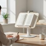 Coverzone Ayarlanabilir Tablet ve Kitap Okuma Standı, Katlanabilir Masaüstü Tutucu, Ergonomik Tasarım, Sağlam Alüminyum Alaşım, Ev/Ofis Kullanımı İçin Evrensel Destek | R28