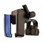 Coverzone Bisiklet Gidon Telefon Tutucu 360° Döner Başlık Sabit Kilitli Tek Tuşlu Sıkı Kavrama 4–7.2 İnç Uyumlu 20–35 mm Gidon İçin Sarsıntı Önleyici Güvenli Montaj Aparatı ZR1044 (Gidon Tutucu)
