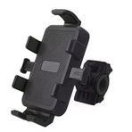 Coverzone Bisiklet Motosiklet ve Scooter için Gidon Uyumlu Telefon Tutucu Orjinal Malzeme Yüksek Kalite 360 Derece Dönebilen Universal Modellere Uyumlu Kolay Kurulum BY555 - Gidon (BY555 - Gidon)