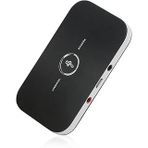 Coverzone Bluetooth 5.0 2-In-1 Ses Verici Alıcı Adaptör – Tv Pc Araç Hoparlör Için Wireless Audio Transmitter Receiver, Aux Destekli Tx Rx Kablosuz Müzik Çevirici | Zr1137