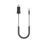 Coverzone Bluetooth Adaptor AUX 3.5mm Girişli Bluetooth Çevirici 35cm BT750