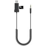 Coverzone Bluetooth Adaptor AUX 3.5mm Girişli Bluetooth Çevirici Araç Araba Bilgisayar Speaker Yada Bluetooth Özelliği Olmayan Cihazlara Bluetooth Erişimi İçin 35cm BT750 (BT750)