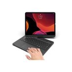 Coverzone Bluetooth Klavye Kılıf Kapak Işıklı İpad Pro 4. 5. 6. Nesil 12.9 İnç (2020-21-22) İle Uyumlu F129Ats