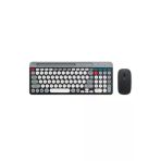 Coverzone Bluetooth Klavye Mouse Kablosuz Klavye ve RGB Mouse Set 2.4G Bluetooth Lithium Batarya ZYG-806