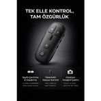 Coverzone Bluetooth Sayfa Çevirme Kumandası Telefon Tablet Uyumlu E-Kitap Video Kaydırma | Kr-06