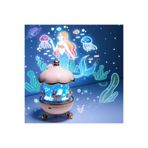 Coverzone Bunnys Carousel Projeksiyonlu Müzikli Gece Lambası Usb Tavşanlı Çocuk Odası | Wh-E11