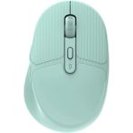 Coverzone Çift Modlu Bluetooth ve USB Dongle Kablosuz Mouse Dizüstü Bilgisayar ve Pc ile Uyumlu Ayarlanabilir 3 Farklı Dpı, Type-C Şarjlı Ultra Hafif Bilgisayar Faresi - Turkuaz Renk G01