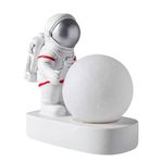coverzone Dekoratif Astronot Ay Küre Walk Masa Lambası