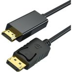 Coverzone Displayport To Hdtv Kablo 1.8 Metre Hd Görüntü Aktarım Kablosu Dp To HDMI ZR798