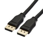 Coverzone DP to DP 3 Metre A Kalite Kablo DisplayPort to DisplayPort Monitör Kablosu Siyah Renk