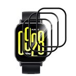 Coverzone Ekran Koruyucu Xiaomi Redmi Watch 5 Active ile uyumlu Tam Kapatan PPMA NANO BLACK HD Şeffaf