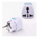 CoverZone ES-5148 Amerikan ve Ingiliz Fişi Dönüştürücü Beyaz Adaptör