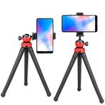 Coverzone Flexible Youtuber Twich ve Sosyal Medya Yayıncılar için 30cm Ahtapot 360 Derece 320gr Selfie Telefon Tutucu Tripod Ahtapot (Kumandasız)