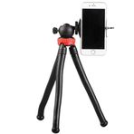 Coverzone Flexible Youtuber Twich ve Sosyal Medya Yayıncılar için 30cm Ahtapot 360 Derece 320gr Selfie Telefon Tutucu Tripod Ahtapot (Kumandasız)