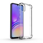 Coverzone Galaxy A05S ile uyumlu Kılıf Z-Nitro Anti Shock Silikon Kapak Kamera Korumalı Antişok Airbag Köşe Korumalı Silikon Şeffaf Kılıf