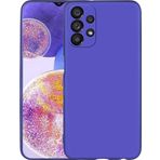 Coverzone Galaxy A23 Ile Uyumlu Kılıf Premier Silikon Kapak Saks Mavisi