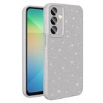 Coverzone Galaxy A26 ile uyumlu Z-Jelly Kılıf Kamera Korumalı Simli Işıltılı Renkli Parlak Silikon Kapak - Silver