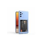 Coverzone Galaxy A34 ile uyumlu Kılıf Şeffaf ve Pürüzsüz Kartlıklı Şeffaf Z-Setra Clear Silikon Kapak