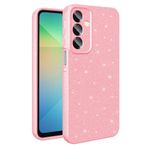 Coverzone Galaxy A36 ile uyumlu Z-Jelly Kılıf Kamera Korumalı Simli Işıltılı Renkli Parlak Silikon Kapak - Açık Pembe