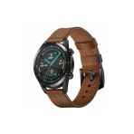 CoverZone Galaxy Gear S3 Kahverengi Deri Kordon
