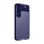 Coverzone Galaxy S23 Plus ile Uyumlu Silikon Kılıf Kamera Korumalı Karbon TPU Brimstone Ultra Slim Fit Delux Lacivert