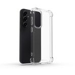 Coverzone Galaxy S24 FE ile uyumlu Kılıf Z-Nitro Anti Shock Silikon Kapak Kamera Korumalı Antişok Airbag Köşe Korumalı Silikon Şeffaf Kılıf