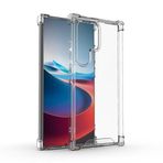 Coverzone Galaxy S24 Ultra ile uyumlu Kılıf Z-Nitro Anti Shock Silikon Kapak Kamera Korumalı Antişok Airbag Köşe Korumalı Silikon Şeffaf Kılıf