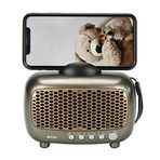 Coverzone Gold M-V16BT Mini Boy Bluetooth FM Radyo Taşınabilir Standlı Şarjlı Hoparlör
