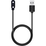 Coverzone Haylou Ls01,ls02 Solar Ile Uyumlu Siyah Kablolu Smart Akıllı Saat Için Şarj Kablosu