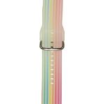 CoverZone Haylou Solar LS05 22 mm Renkli Desenli Erstwhile Rainbow White Kayış Kordon