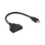 Coverzone HDMI Çoklayıcı 1 Giriş 2 Çıkış Splitter 1080P Full HD Görüntü Dağıtıcı Adaptör TV Monitör Projeksiyon İçin Çoğaltıcı HDMI Splitter Aynı Görüntü Aktarımı | ZR158