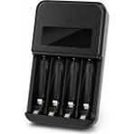 Coverzone Hızlı Pil Şarj Cihazı LCD Ekranlı AA AAA Ni-MH Ni-Cd Şarj Edilebilir Kalem ve İnce Kalem Pil Şarj Aleti 100-240V Dünya Geneli Voltaj Akıllı Güvenlik Korumalı Siyah | Beston C9012LA