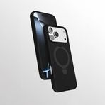Coverzone Honor 600 Pro ile uyumlu Kılıf MagSafe ile uyumlu Z-Samara Kapak Wireless Şarj Özellikli Stand Olabilen Honor 600 Pro kilif Siyah