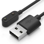 Coverzone Honor Watch ES ile Uyumlu Manyetik USB Şarj Kablosu, Hızlı Şarj Desteği, Dayanıklı ve Kompakt Tasarım Siyah