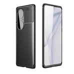 Coverzone Huawei P50 Pro ile Uyumlu Silikon Kılıf TPU Negro Ultra Slim Fit Karbon Delux