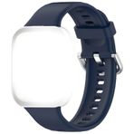 CoverZone Huawei Watch Fit 3 Uyumlu Spor Renkli Lagniappe Silikon Lacivert Kayış Kordon