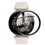 Coverzone Huawei Watch GT 41mm ile Uyumlu PMMA Pet Dungeon Armor Saat Ekran Koruyucu GT 41mm Ekran Koruma Siyah
