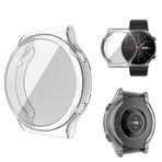 Coverzone Huawei Watch GT Runner İle Uyumlu 360 Kapatan Gard Koruyucu Silikon Şeffaf