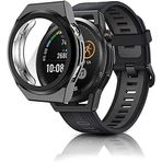 Coverzone Huawei Watch GT Runner ile uyumlu Watch Gard 02 Ekran Koruyucu Siyah