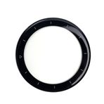 Coverzone Huawei Watch GT3 Pro 46mm ile uyumlu Toz ve Kirden Koruyan Tam Kapatan Hafif ve Fiber Nano 46 mm Ekran Koruyucu Silikon (Siyah)
