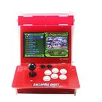 Coverzone İki Kişilik Retro 10 inç Ekran Old School Oyun Konsolu 8200 Oyun - Joystick ile Supreme Street Fight Arcade Oyun Makinesi Dahili Hoparlör 29cm x 47cm x 35cm M77