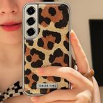 Coverzone Infinix Note 40 Pro ile Uyumlu Leopar Desenli Şeffaf Kılıf Parlak ve Şık Tasarım Darbe Emici Koruma 2mm Kamera Korumalı Arka Kapak No 2