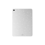 Coverzone İpad 10.2 2021 9.Nesil İle Uyumlu İyi Kalite Simli Parlak Görünüm Tablet Koton Kılıf Shimmer Gümüş