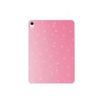 Coverzone iPad 11.Nesil 2025 İle Uyumlu Yüksek Kalite Simli Parlak Görünümlü Tablet Koton Kılıf Shimmer Pembe