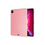 Coverzone İpad Pro 11 2.Nesil 2020 İle Uyumlu İyi Kalite Simli Parlak Görünüm Tablet Koton Kılıf Shimmer Pembe